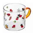 Conjunto 2 Canecas com Alça Âmbar Garden Party 120ml Vidro Borossilicato  - Lyor