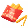 Conjunto 6 Prendedores para Embalagens Suporte Imã French Fries Plástico - Lyor