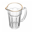 Jarra Belle Epoque com Fio de Ouro 750ml Vidro - Lyor