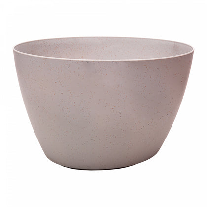 Bowl Oval 24,5cm x 18cm x 14cm Cinza PP e Bambu - Lyor