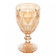 Taça de Água Diamond 325ml Âmbar Metalizado Vidro - Lyor