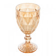 🎁 Taça de Água Diamond 325ml Âmbar Metalizado Vidro - Lyor (100% off)