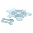 Conjunto de Prato com 2 Talheres Baby Bear Azul PP e Bambu - Lyor