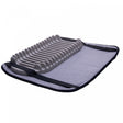 Tapete para Secar Louças com Escorredor de Pratos 43cm x 35cm x 4cm Cinza Microfibra – Lyor