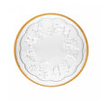 Prato Decorativo New Butterfly com Fio de Ouro 11cm x 1,5cm Cristal Ecológico - Lyor