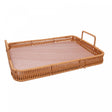 Bandeja Retangular com Alça Kali 30cm x 20cm x 4,5cm Plástico - Lyor