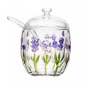 Açucareiro Lavanda Hand Painting 8,5cm x 11,3cm Cristal - Lyor