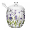 Meleira com Pegador Lavanda Hand Painting 8,5cm x 11cm Cristal - Lyor
