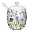 Meleira com Pegador Lavanda Hand Painting 8,5cm x 11cm Cristal Ecológico - Lyor