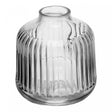 Vaso Canelado Essencial 10cm x 10cm x 12cm Vidro - Lyor