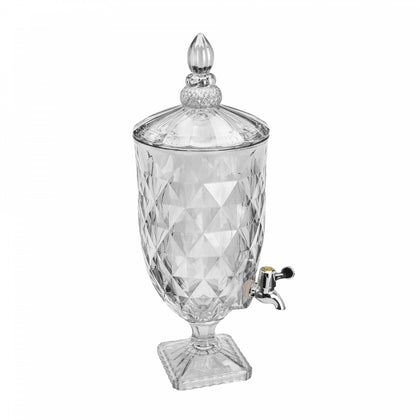 Suqueira com Pé e Tampa Diamond 4,7L Cristal - Lyor