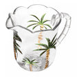 Jarra Palm Hand Painting 1,5L Cristal Ecológico - Lyor