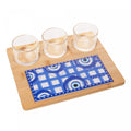 Conjunto 5 Peças para Servir Greek 26 x 21,5 x 6cm Bambu - Lyor