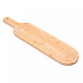Tábua Oval Decorativa Aura 45cm x 12cm x 1,5cm Bambu - Lyor
