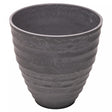 Cachepot Névoa 15cm x 15cm x 15cm Cinza Plástico - Lyor