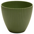 Cachepot Névoa 18cm x 18cm x 15cm Verde Plástico - Lyor