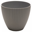 Cachepot Névoa 17,5cm x 17,5cm x 15cm Cinza Plástico - Lyor