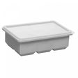 Forma para Gelo 6 Cubos 16,5cm x 13cm x 5,5cm Cinza Silicone - Lyor