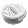 Cesta de Drenagem com Cabo Dobrável 15cm x 15cm x 8,5cm Branca Plástico - Lyor