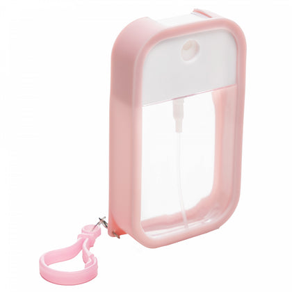 Frasco Spray Reutilizável 50ml Rosa Plástico - Lyor