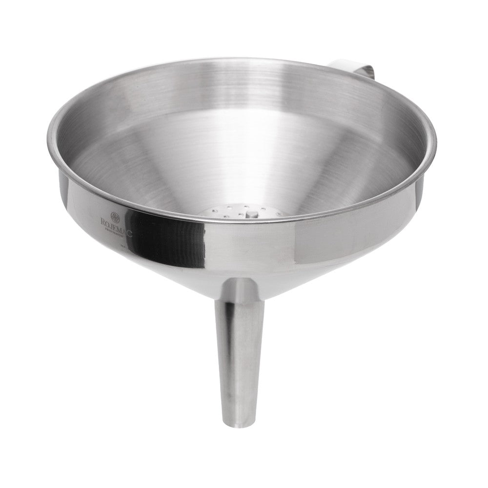 Funil com Filtro Removível Ø14,5cm x 14cm Aço Inox - Rojemac Profissional