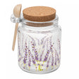Pote Redondo com Tampa e Colher Provence 250ml Vidro - Lyor