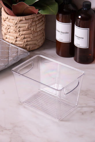 Caixa Organizadora com Alça My Box 20cm x 14cm x 13cm Plástico - Lyor