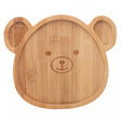 Prato Infantil Bear 23cm x 20cm x 1,2cm Bambu - Lyor
