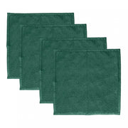 Conjunto 4 Guardanapos Momentos 40cm x 40cm Verde Algodão - Lyor