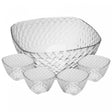 Conjunto 5 Peças para Sobremesa Diamond Vidro - Lyor