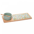 Conjunto 4 Peças para Servir Siciliano 32cm x 12cm x 6,5cm Bambu - Lyor
