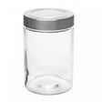 Pote com Tampa Prata com Visor Acrilíco 1,360L Vidro - Lyor