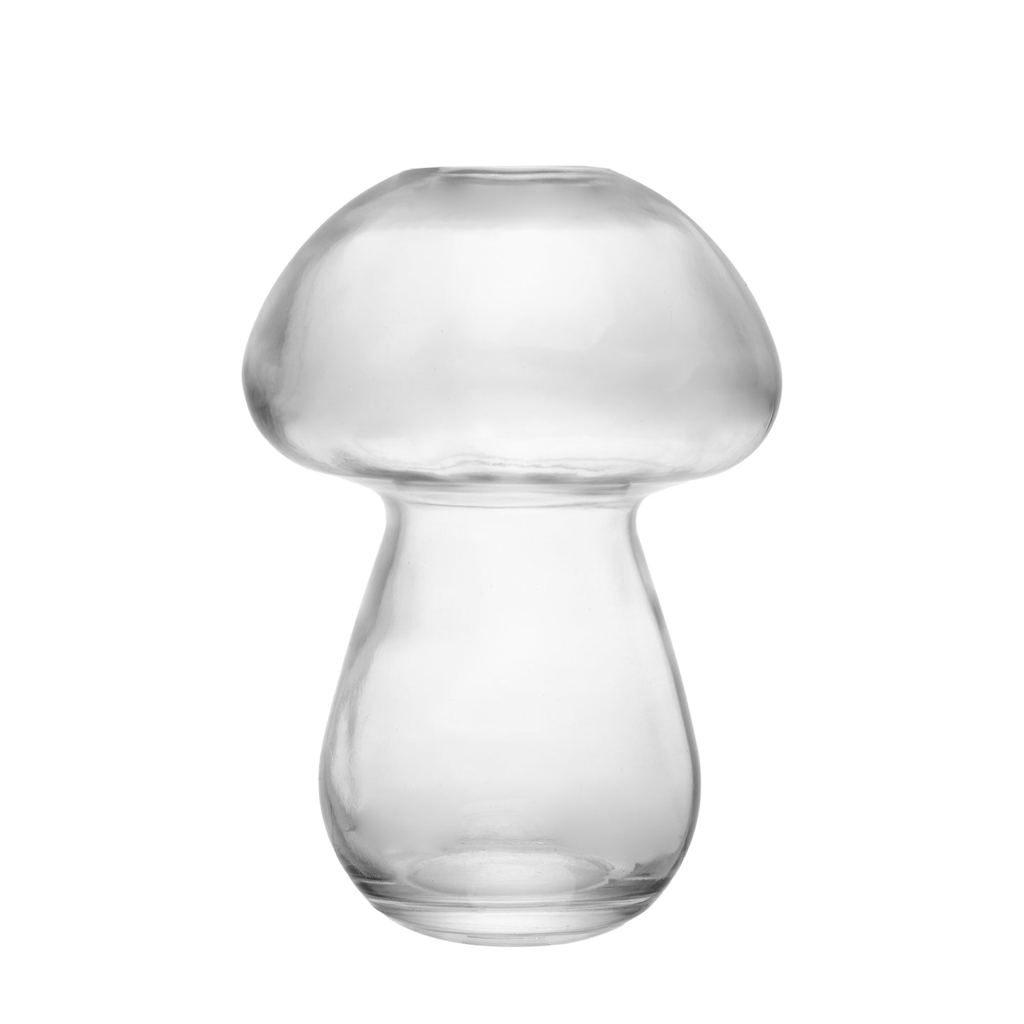 Vaso Cogumelo 14cm Vidro - Lyor
