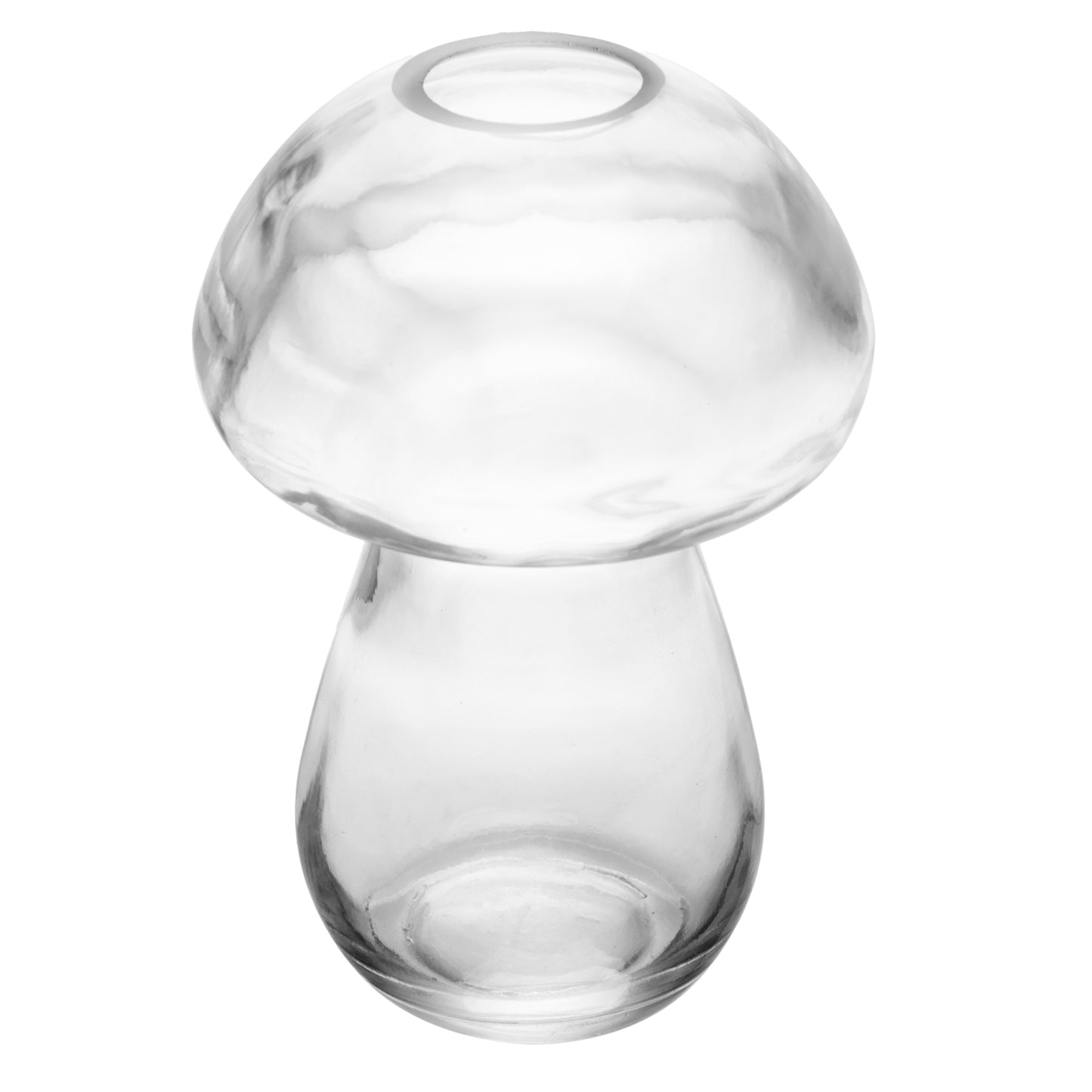 Vaso Cogumelo 17cm Vidro - Lyor