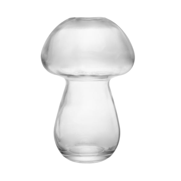 Vaso Cogumelo 17cm Vidro - Lyor