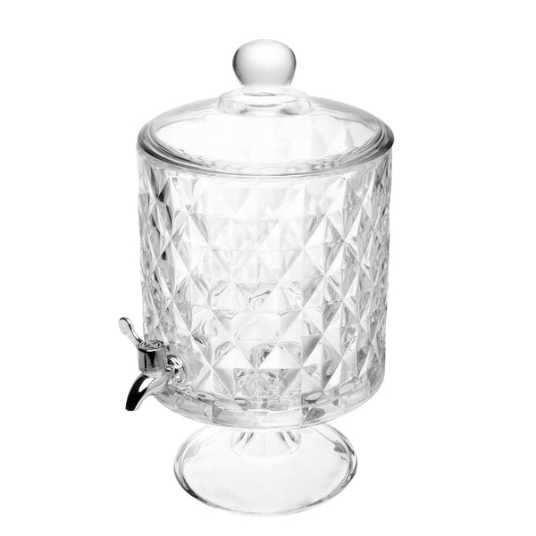 Suqueira Bold com Pé e Tampa Diamond 4,5L Cristal - Lyor
