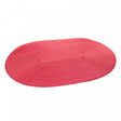 Lugar Americano Oval Fresno 46cm x 31cm Cereja Polipropileno - Lyor