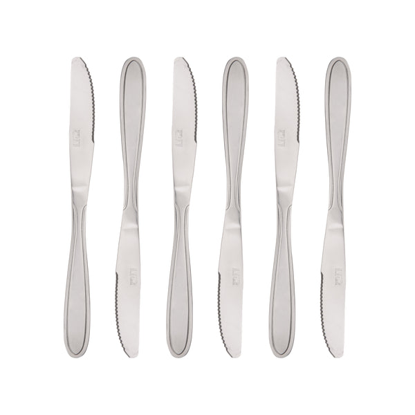 Conjunto 6 Facas para Sobremesa Gastro Aço Inox - Lyor