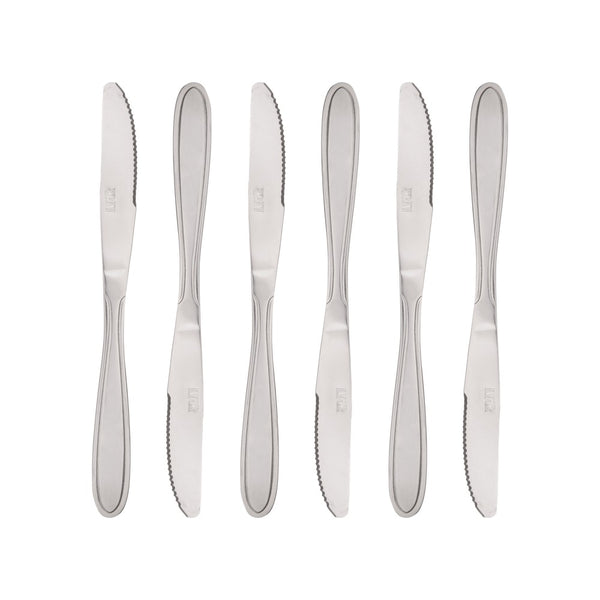 Conjunto 6 Facas para Sobremesa Gastro Aço Inox - Lyor