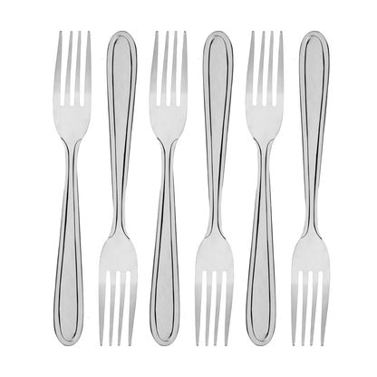 Conjunto 6 Garfos para Sobremesa Gastro Aço Inox - Lyor