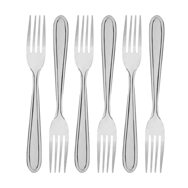 Conjunto 6 Garfos para Sobremesa Gastro Aço Inox - Lyor