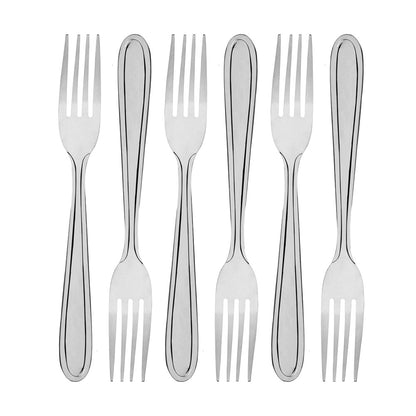 Conjunto 6 Garfos para Sobremesa Gastro Aço Inox - Lyor