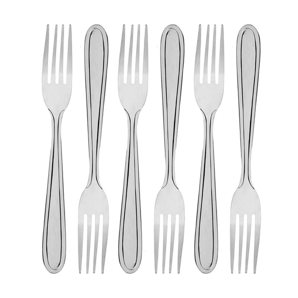 Conjunto 6 Garfos para Sobremesa Gastro Aço Inox - Lyor