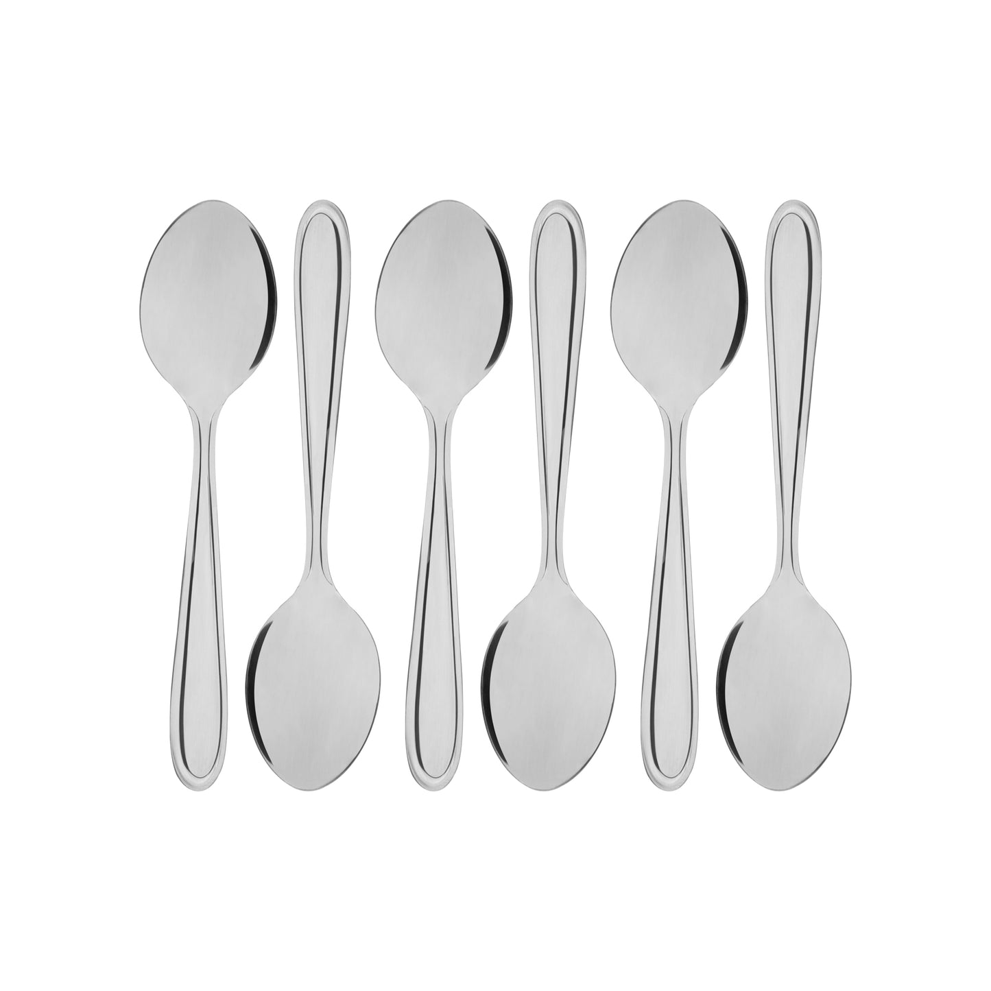 Conjunto 6 Colheres de Café Gastro Aço Inox - Lyor