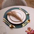 Conjunto 6 Colheres de Sobremesa Gastro Dourado Aço Inox - Lyor