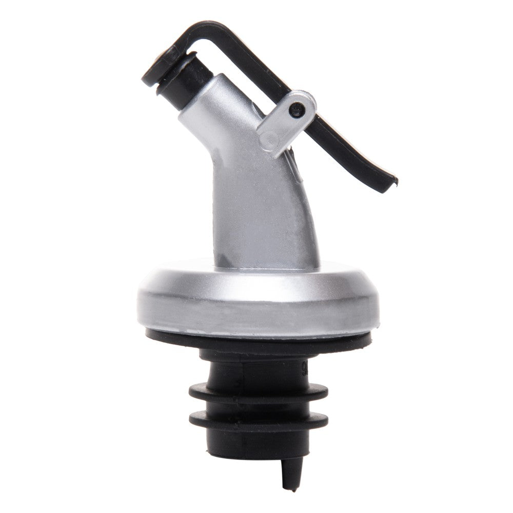 Bico Dosador de Garrafa para Azeite 3cm x 3cm x 4,5cm Prateado Plástico - Lyor