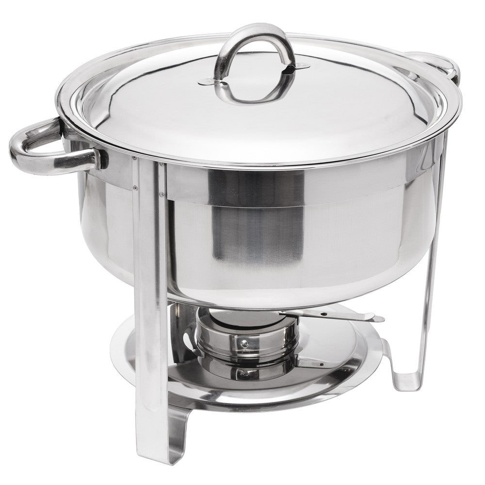 Rechaud Redondo com Tampa Removível 7L Aço Inox - Rojemac Profissional