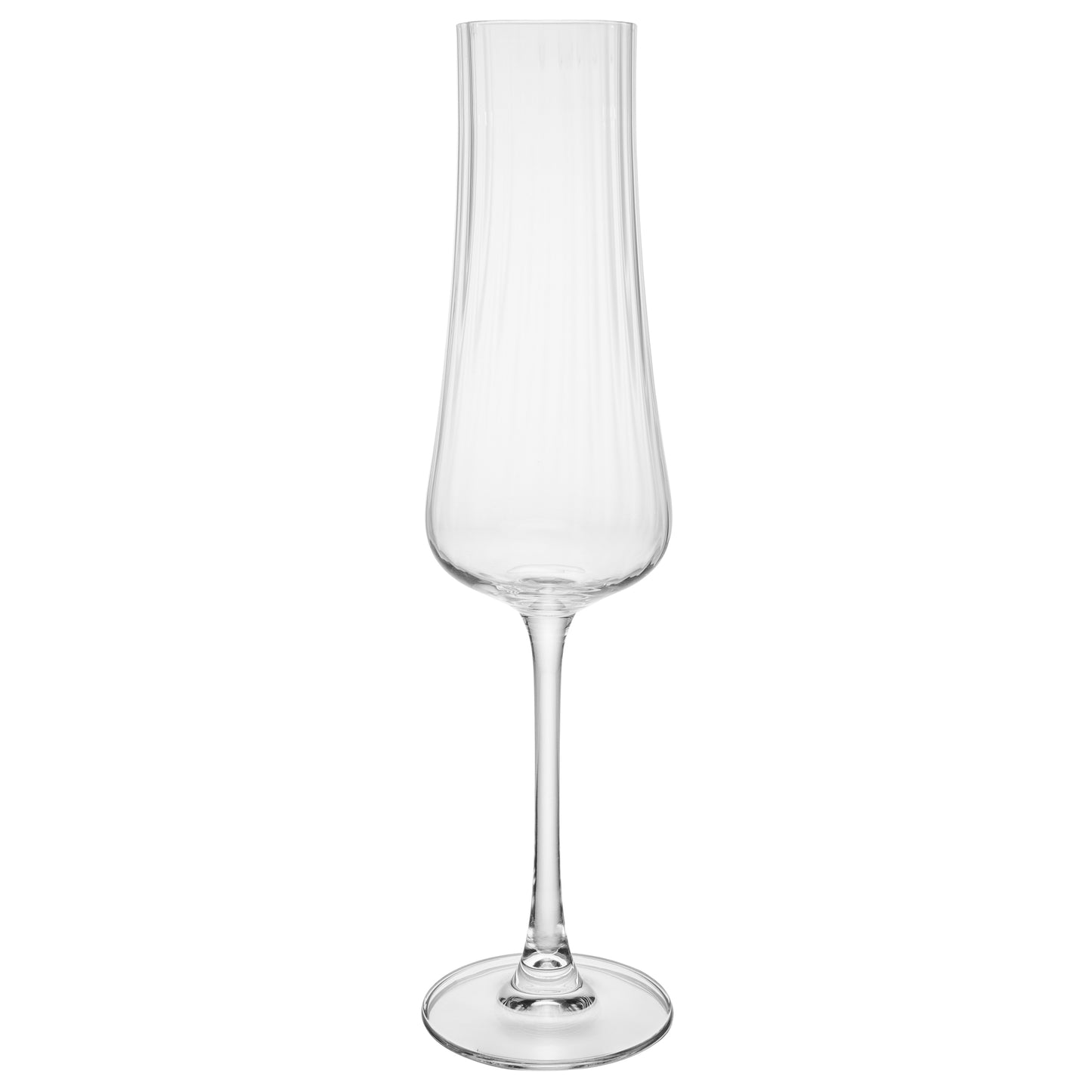 Taça de Champagne Iduna Optic 250ml Cristal Ecológico Bohemia - Lyor