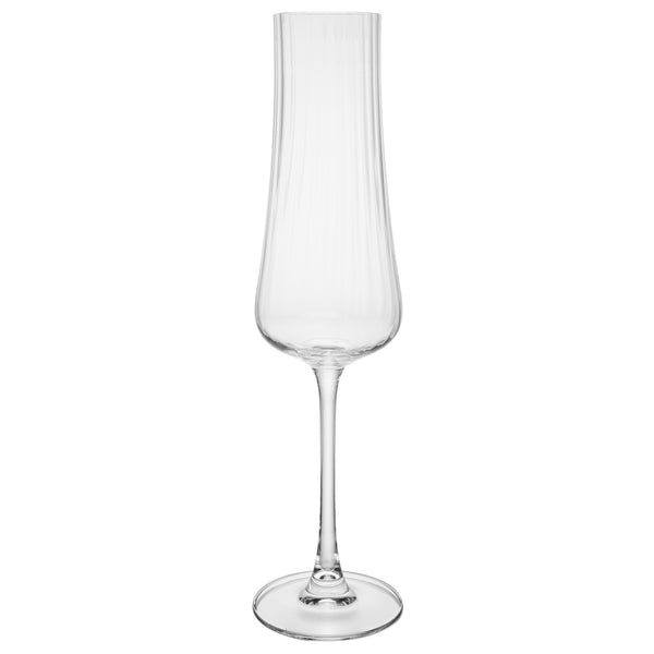 Taça de Champagne Iduna Optic 250ml Cristal Ecológico Bohemia - Lyor