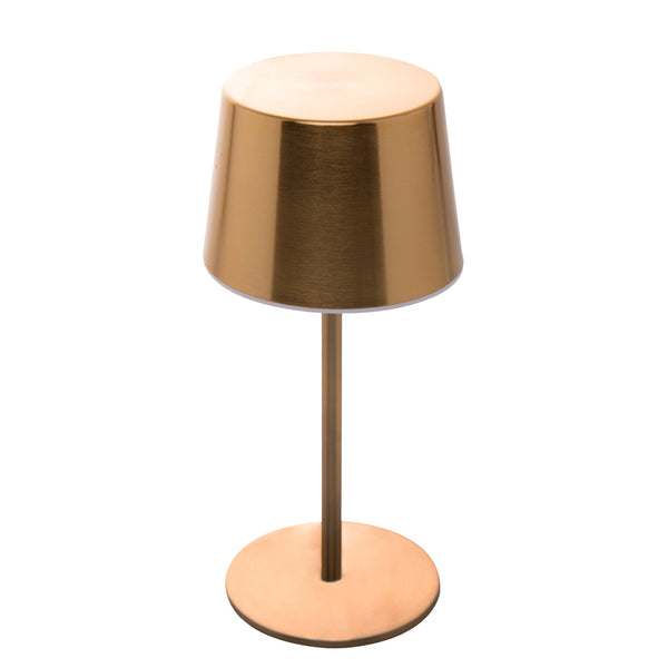 Luminária de Mesa Led 3 Tons Usb Elara Dourada - Lyor